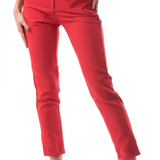 Pantaloni casual dama cu cordon